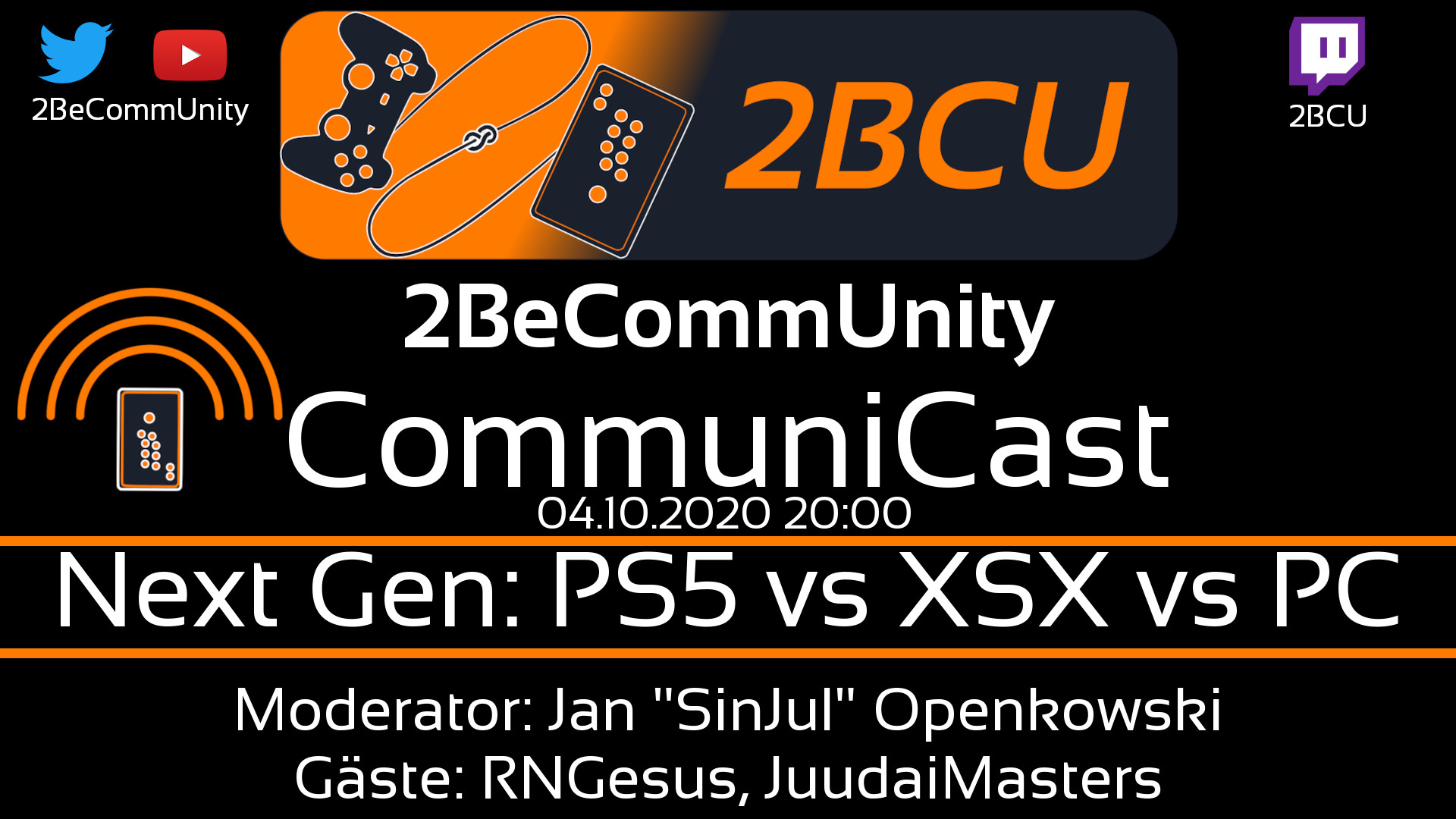 CommuniCast #15 - Next Gen: PS5 vs XSX vs PC